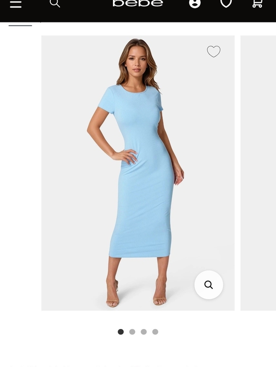 bebe Dresses & Skirts - bebe Rib Maxi T-Shirt Dress